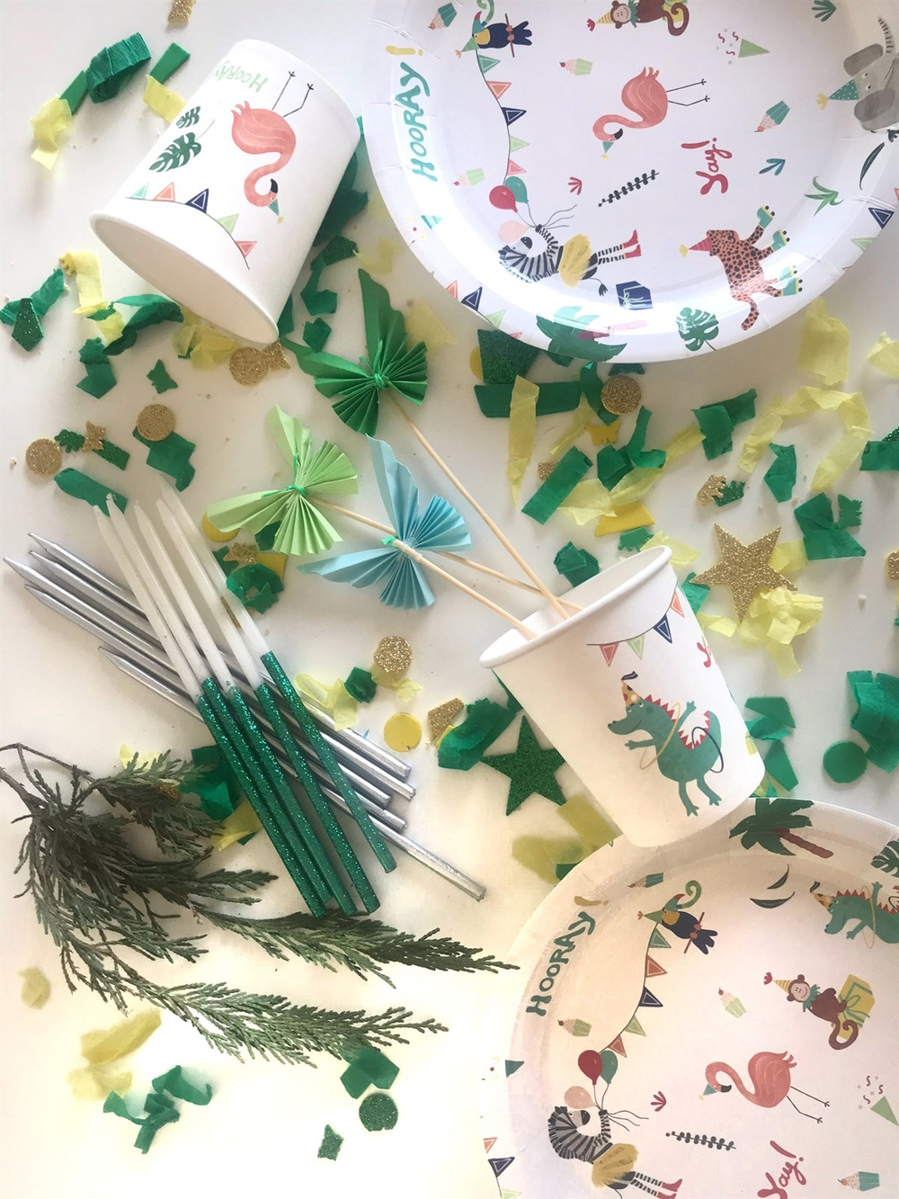 BALIN MANDALIN - MAVİ KELEBEK ORIGAMI PASTA ÜSTÜ SÜSÜ