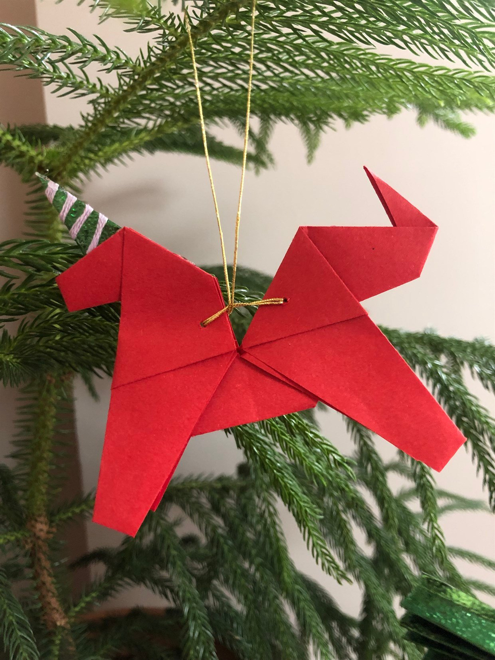 Balin Mandalin Unicorn Ağaç Süsü