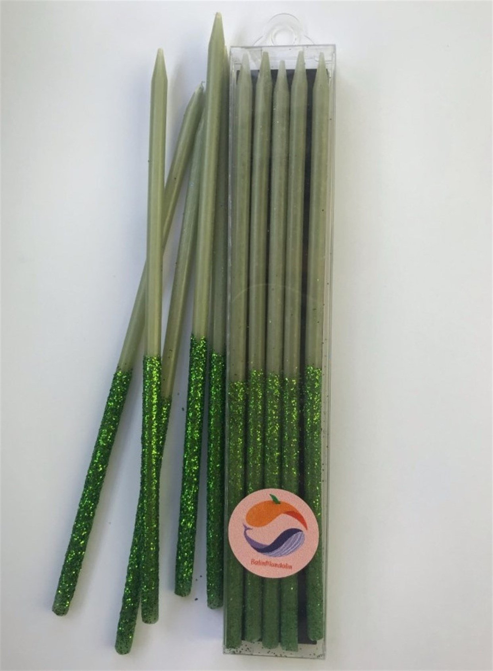 BALIN MANDALIN - YEŞİL SİMLİ YEŞİL MUM