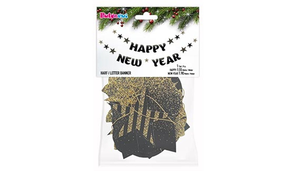 Balonevi Happy New Year Double Banner