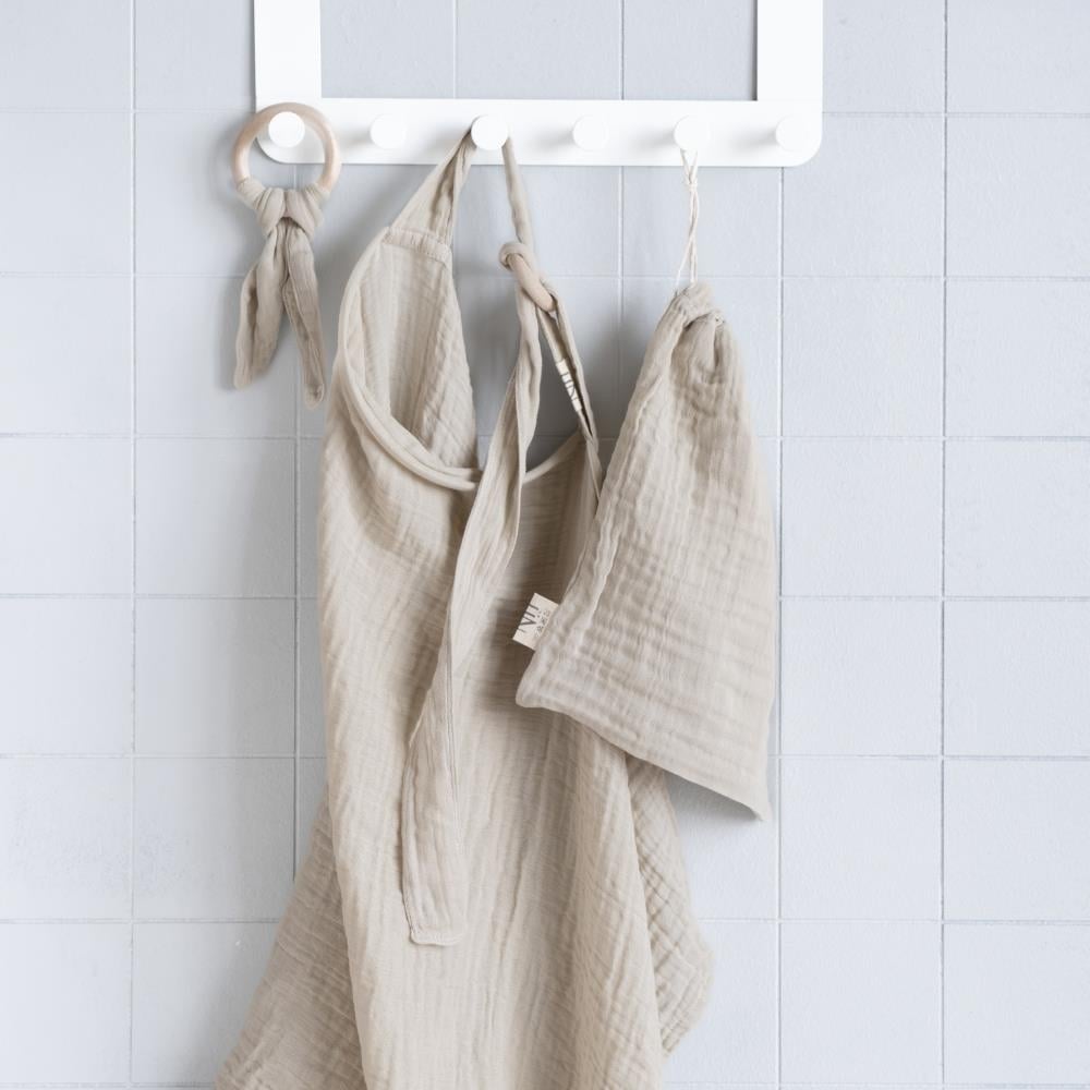 Münü Design Müslin Emzirme Örtüsü Seti Bej