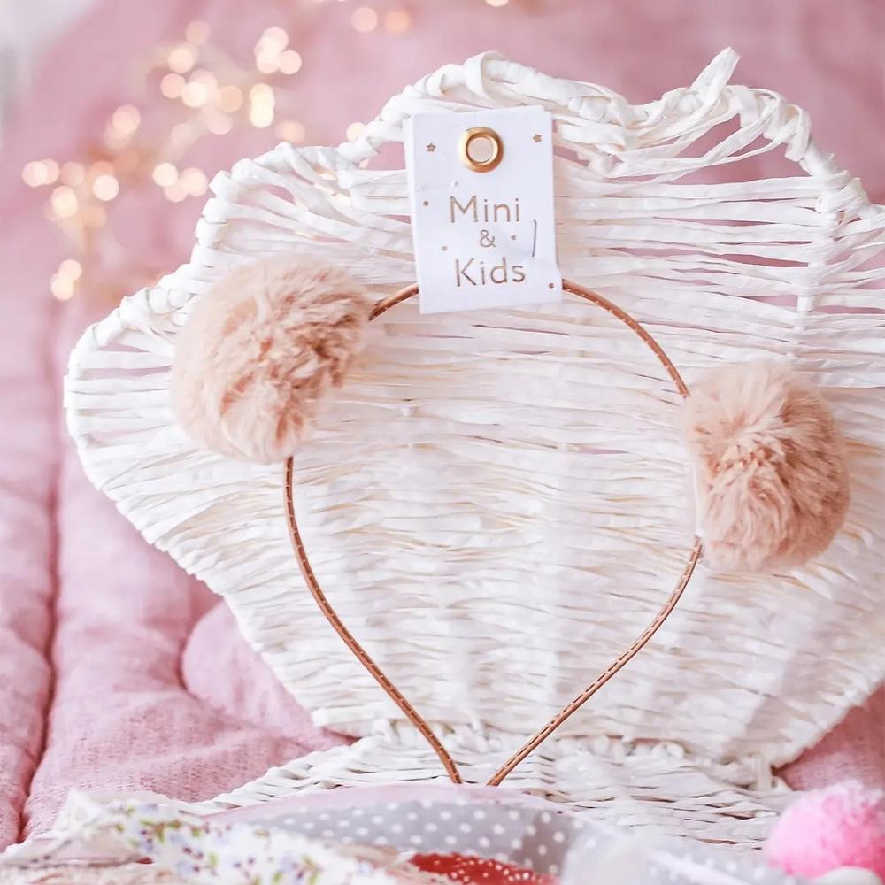 Mini & Kids Mini PonPon Taç Vizon