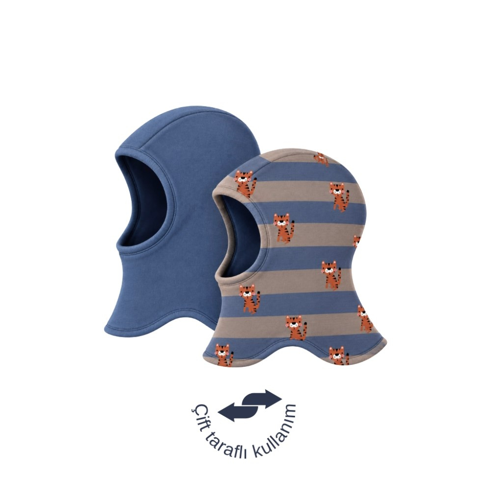 Asu Baby & Kids Tiggy Cozy Çift Taraflı Balaklava