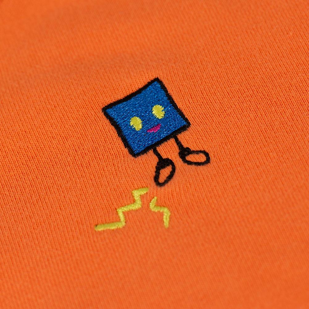 Beetle Beez Cool Square Fermuarlı Sweatshirt Turuncu