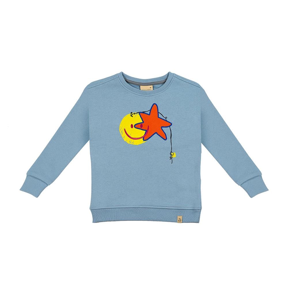 Beetle Beez Cosmic Jump Sweatshirt Açık Mavi