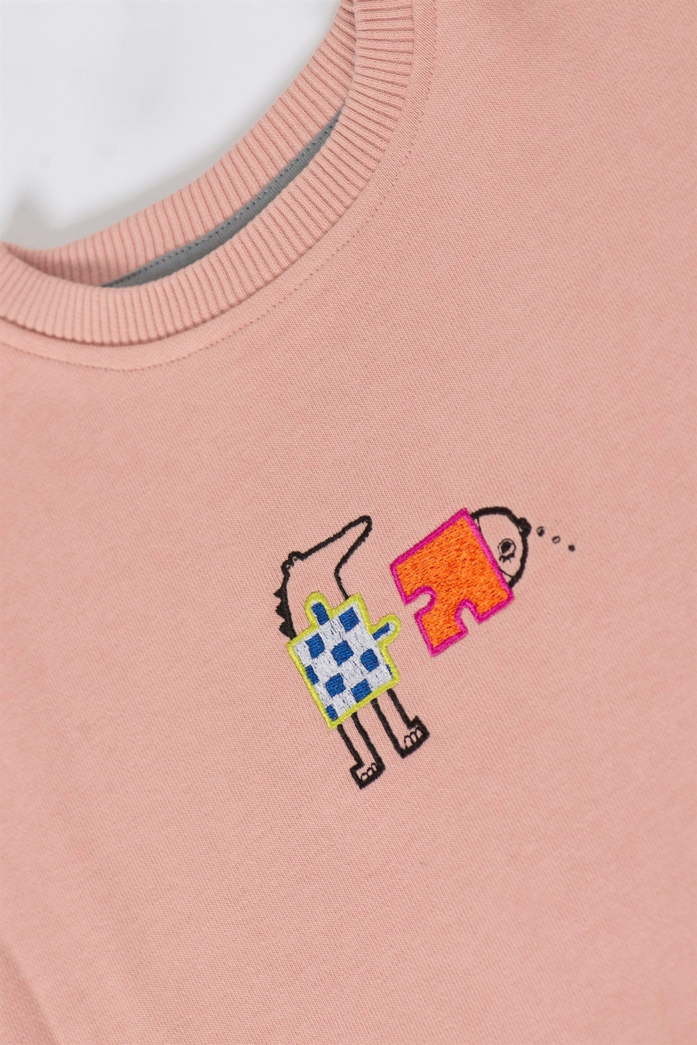 Beetle Beez Dreamy Puzzle Sweatshirt Pink