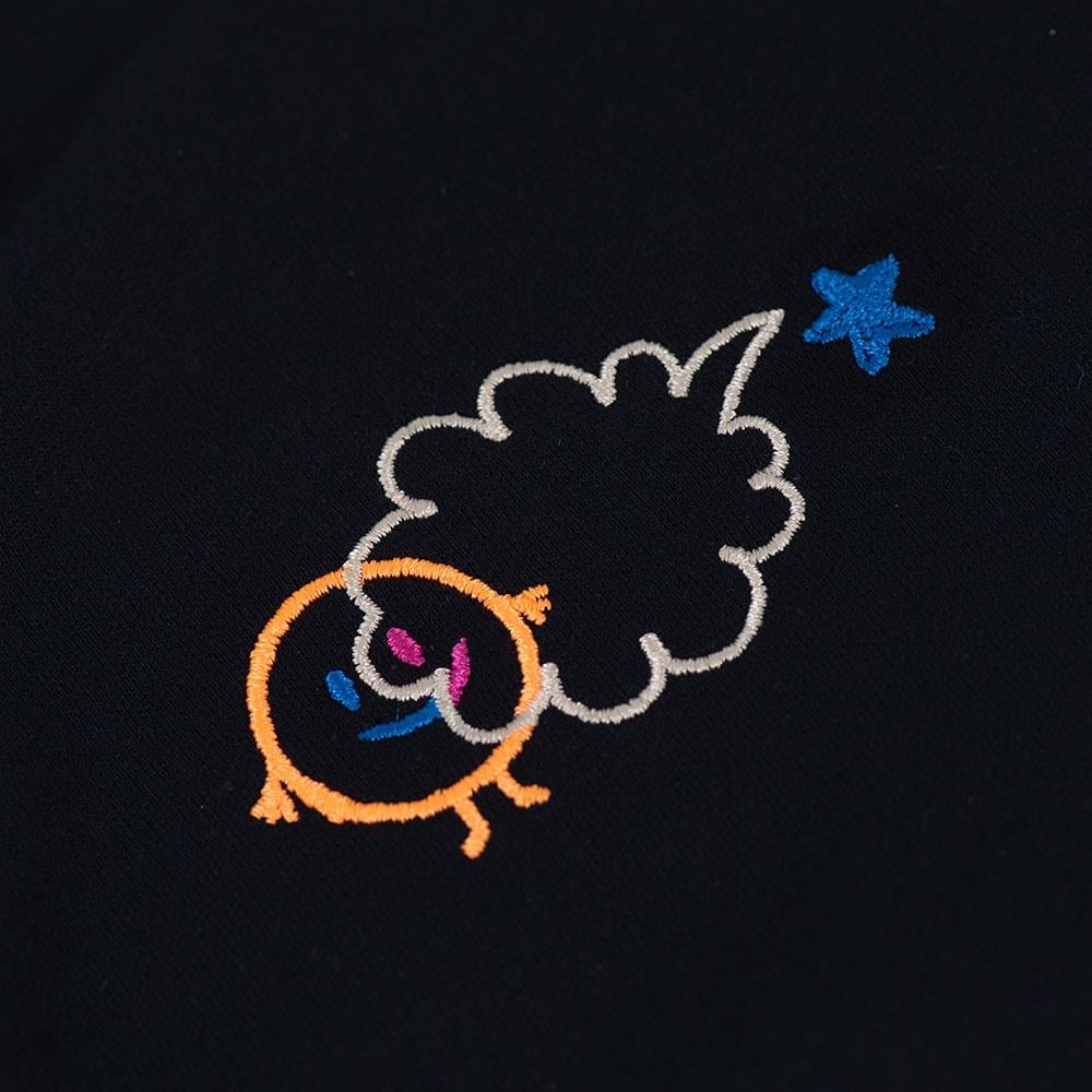 Beetle Beez Fill in the Blank Fermuarlı Sweatshirt Lacivert