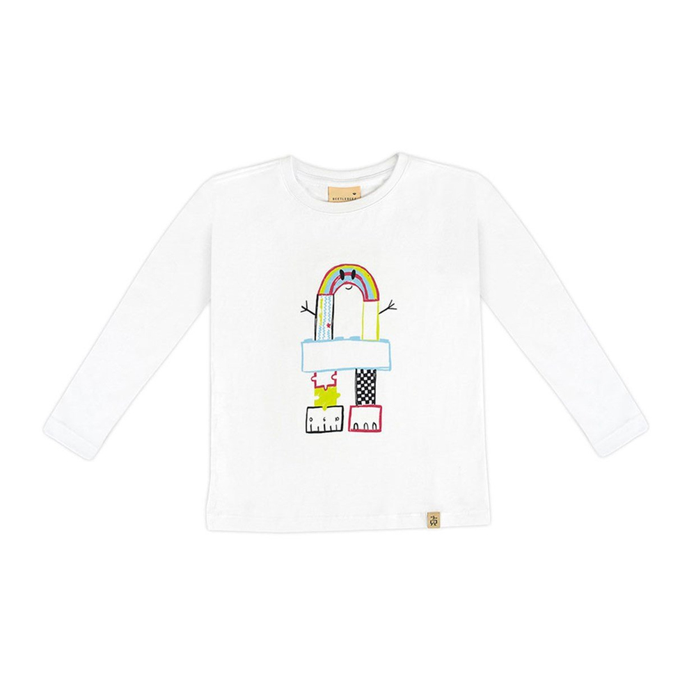 Beetle Beez Geometric Rainbow Tişört