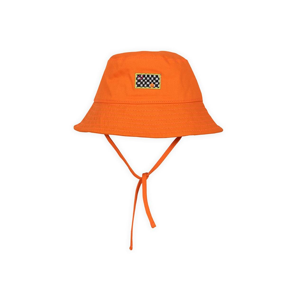 Beetle Beez Happy Face Bucket Bağlamalı Şapka Turuncu