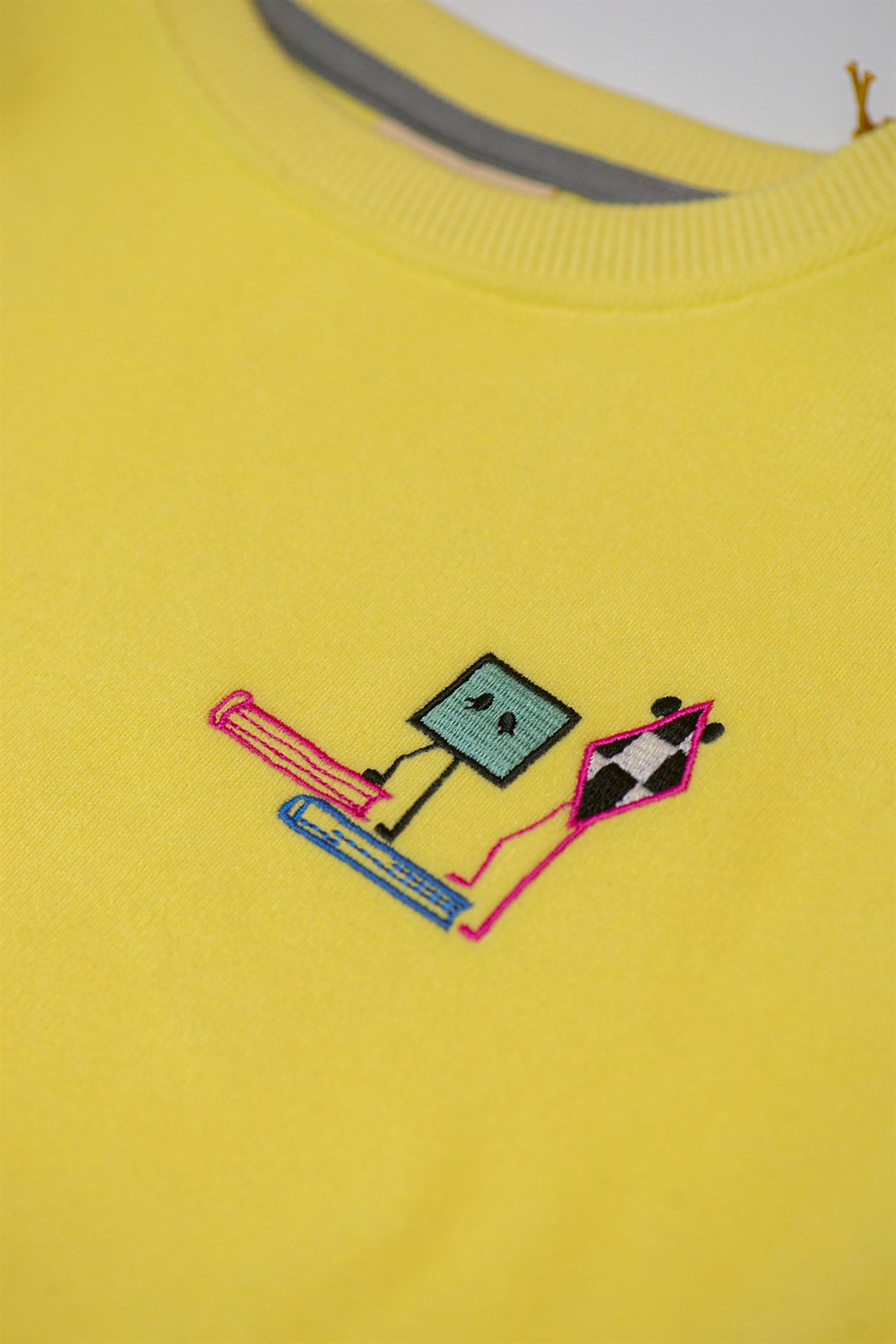 Beetle Beez - Jumping Shapes Sweatshirt Yellow