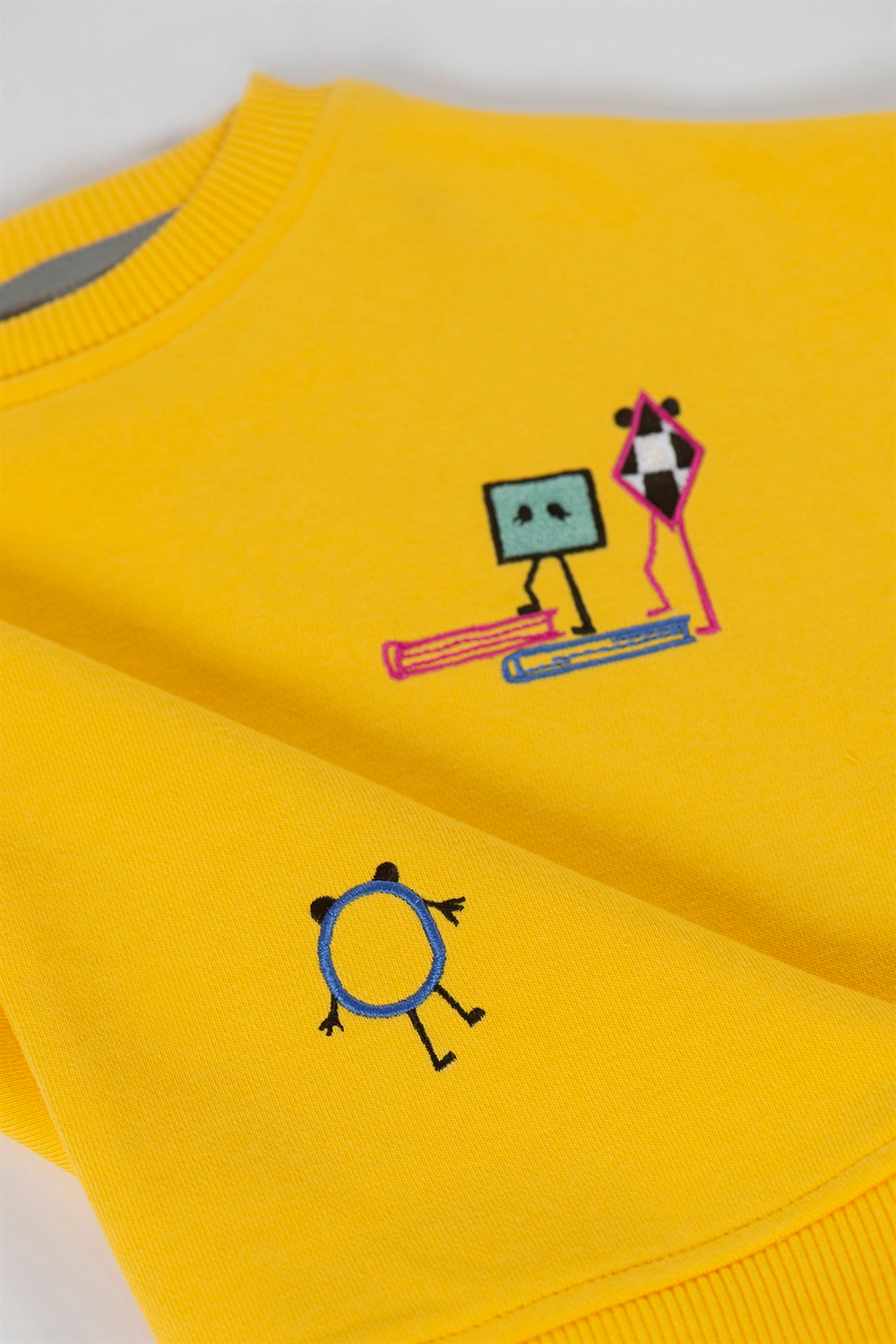 Beetle Beez Jumping Shapes Sweatshirt Sarı 
