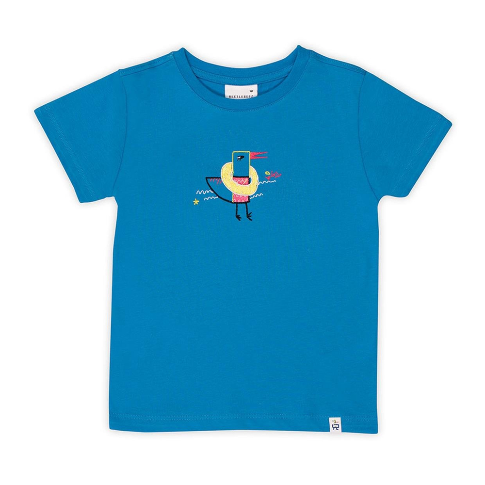 Beetle Beez Mavi Wings and Waves Kısa Kollu Tişört