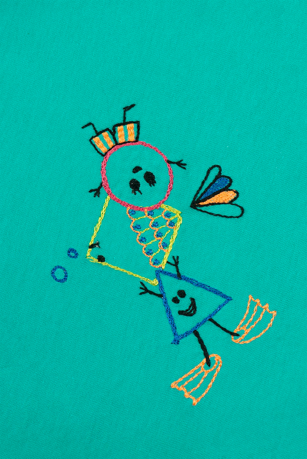 Beetle Beez Mint Geometric Bubbles Kısa Kollu Tişört