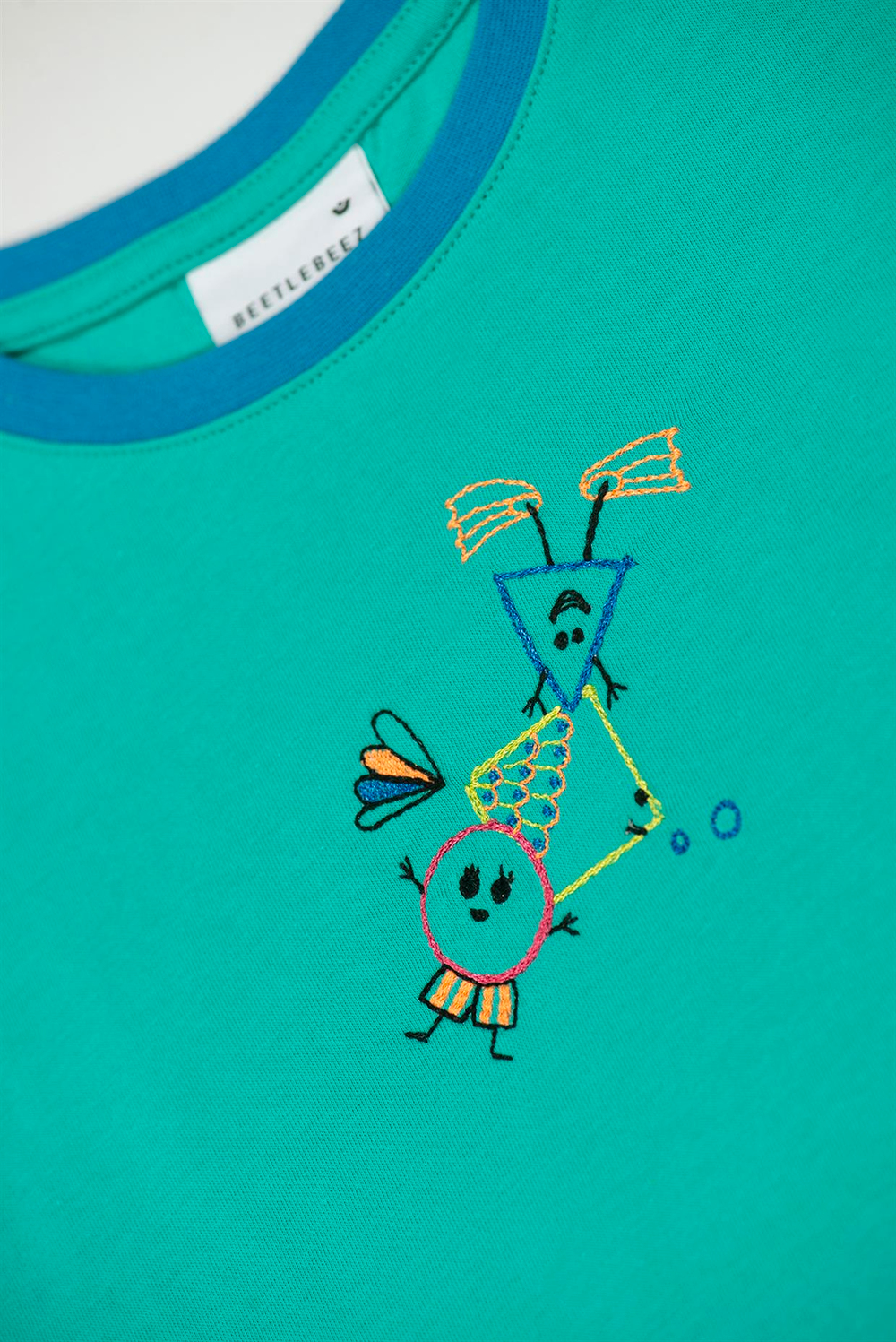 Beetle Beez Mint Geometric Bubbles Kısa Kollu Tişört