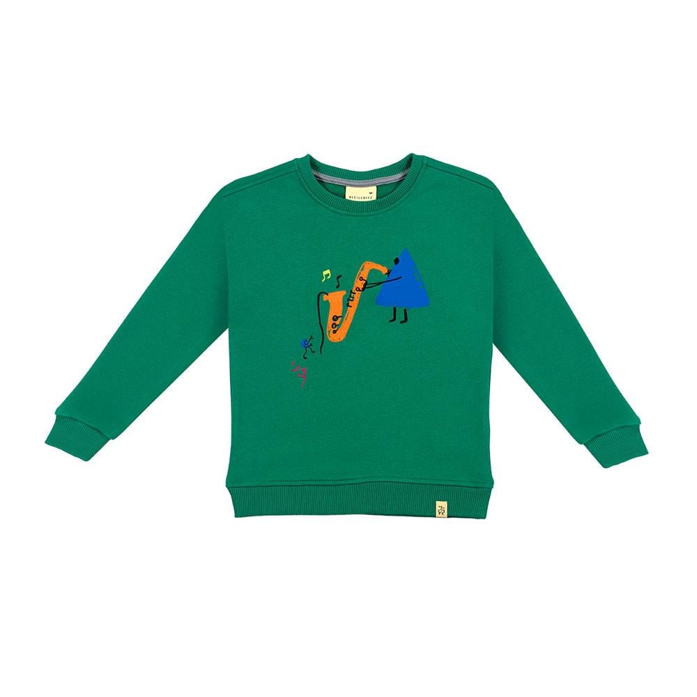Beetle Beez Musical Trip Sweatshirt Yeşil