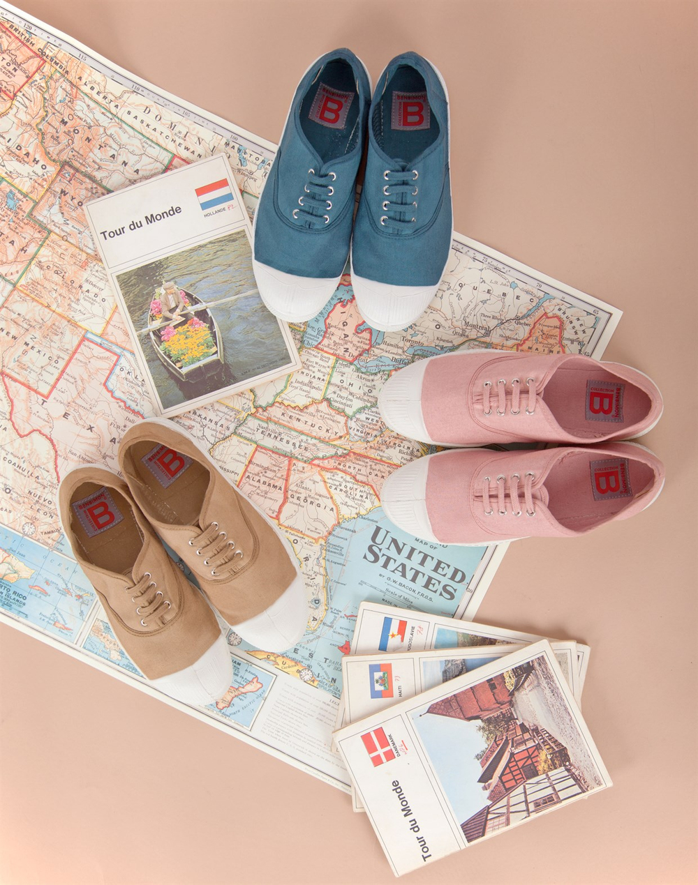 Bensimon Basic Yetişkin Tenis Ayakkabısı Gris Grey