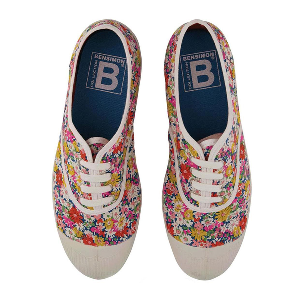 Bensimon Tennis Liberty Yetişkin Kadın Ayakkabısı Fleurs Libby