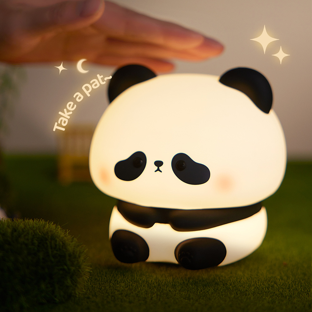 Acornia Masum Panda Silikon Gece Lambası