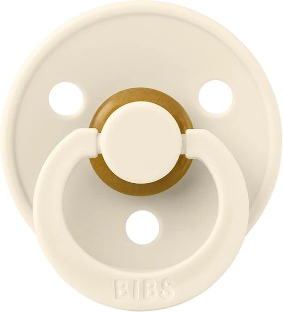 BIBS Colour Kauçuk Emzik-Ivory-0-6 Ay