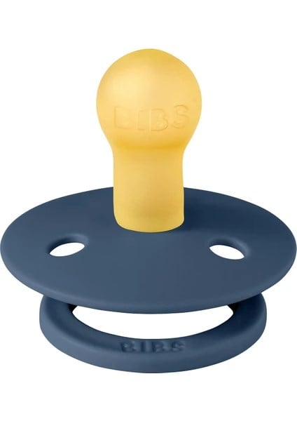 Bibs Colour Kauçuk Emzik-Steel Blue 0-6 Ay
