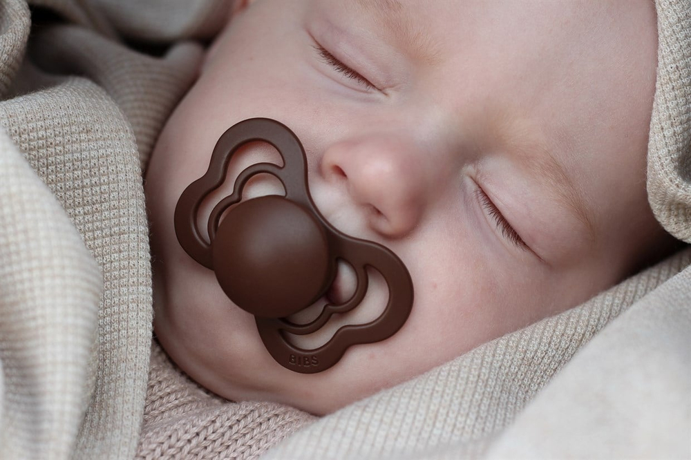Bibs Couture Bebek Doğal 2'li Kauçuk Emzik Vanilla/Mocha