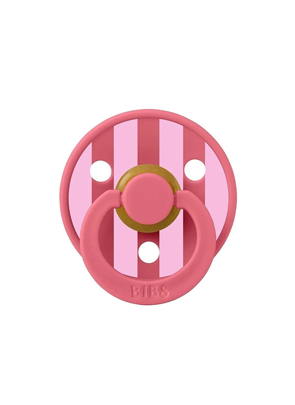 BIBS Studio Colour Block Emzik-Coral/B.Pink 0-6 Ay