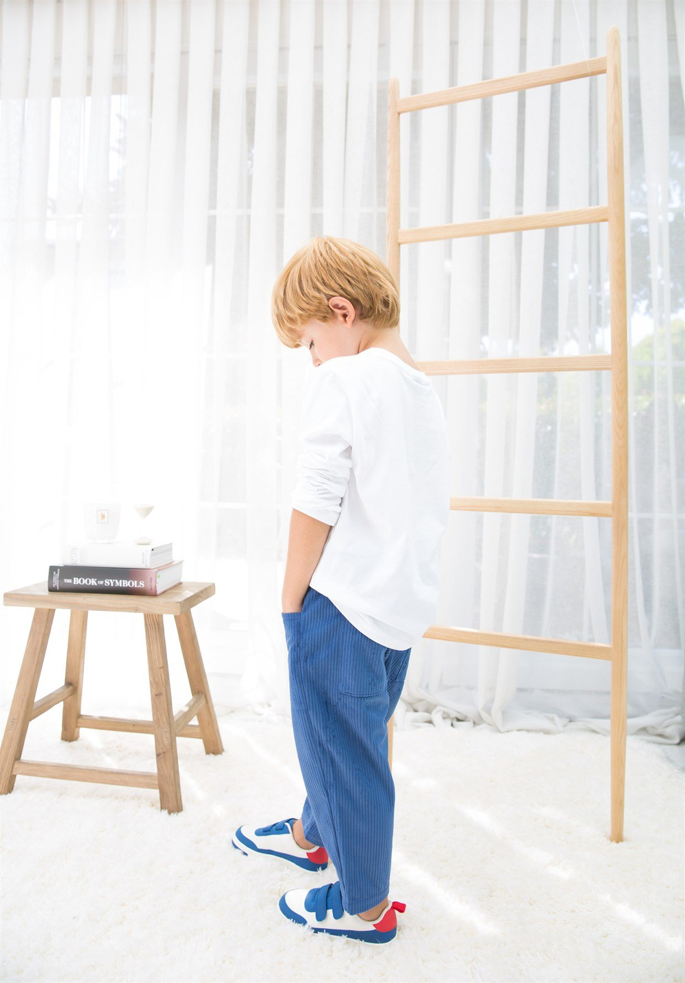 Bleu Lapin Bleu Corduroy Pants