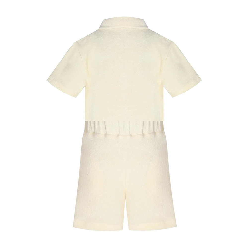 Bleu Lapin Bone Terry Takım