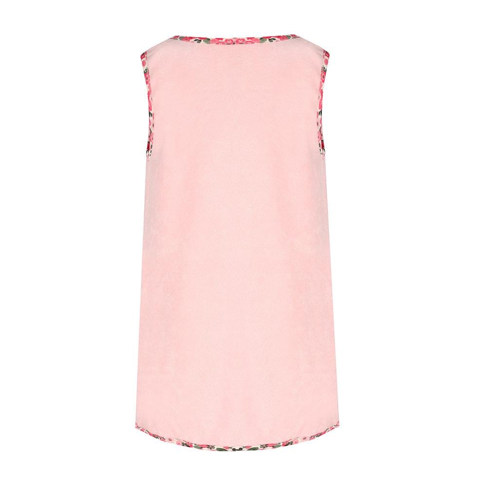 Bleu Lapin Pink Flora Havlu Elbise