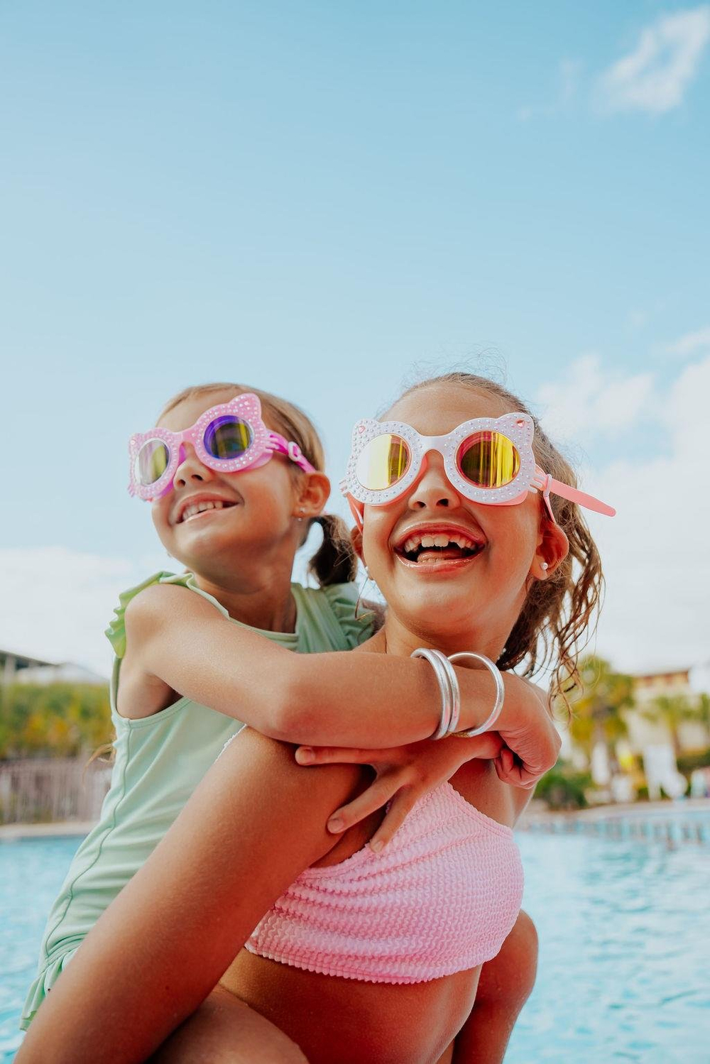 Bling2o Kitten Pawprint Pink Çocuk Deniz Gözlüğü