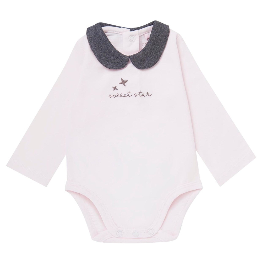 BOBOLİ - UZUN KOLLU KIZ BEBEK BODY