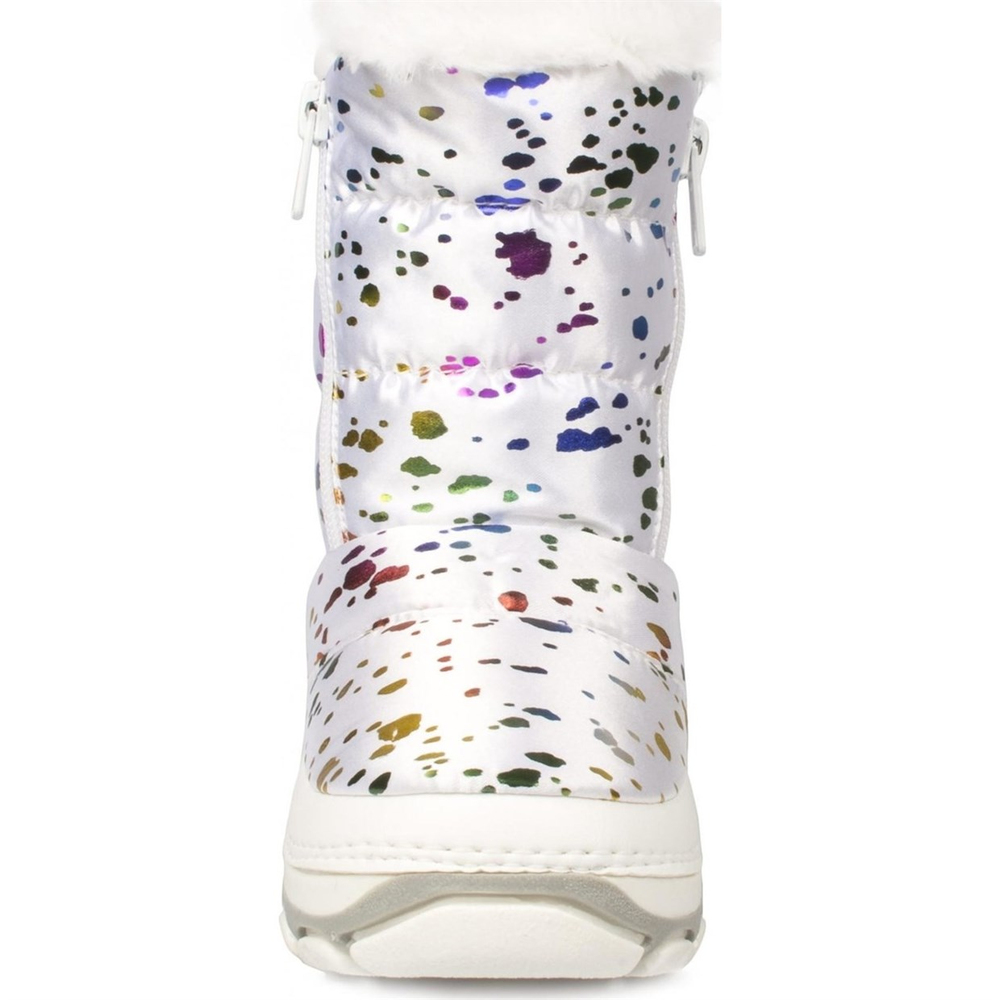BUCKHEAD CARSA SHINY ÇOCUK KAR BOTU - BEYAZ DESENLİ