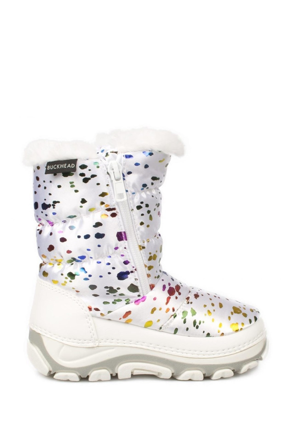 BUCKHEAD CARSA SHINY ÇOCUK KAR BOTU - BEYAZ DESENLİ