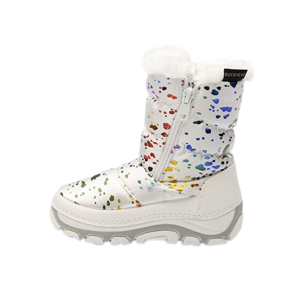 BUCKHEAD CARSA SHINY ÇOCUK KAR BOTU - BEYAZ DESENLİ