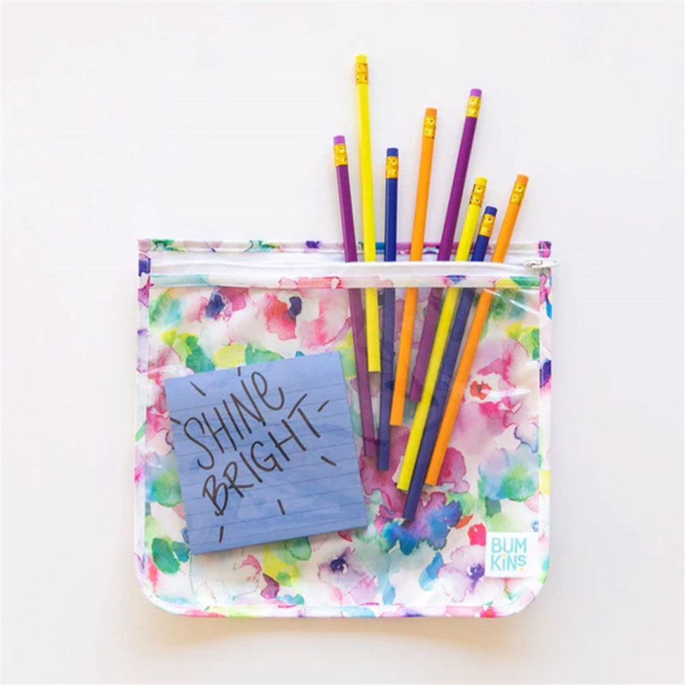 Bumkins 3'lü Şeffaf Seyahat Çantası Watercolor