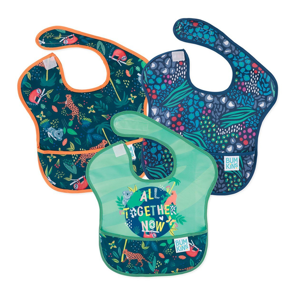 Bumkins 3'lü Superbib Önlük Seti All Together Now