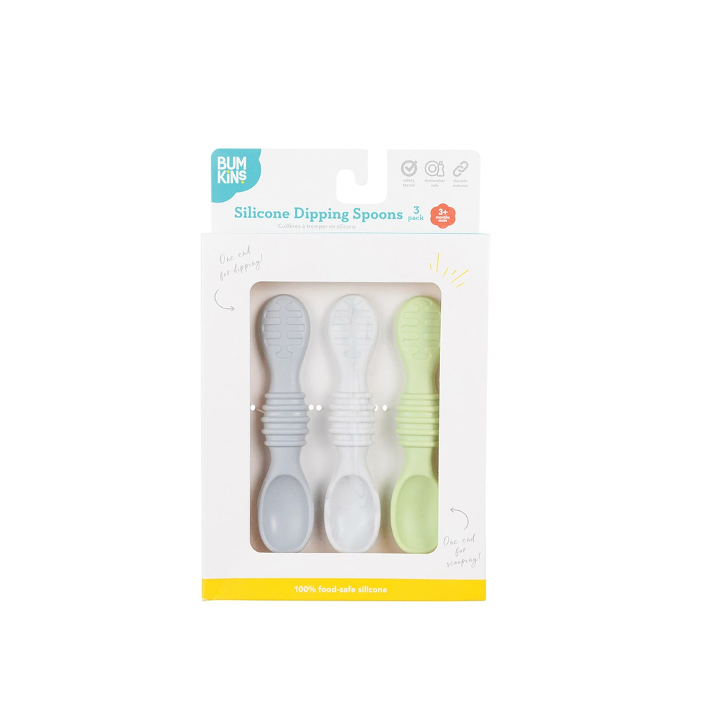 Bumkins Bumkins Silicone Dipping Spoons İlk Kaşık Setim Taffy