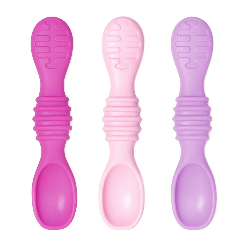 Bumkins Bumkins Silicone Dipping Spoons İlk Kaşık Setim Lollipop