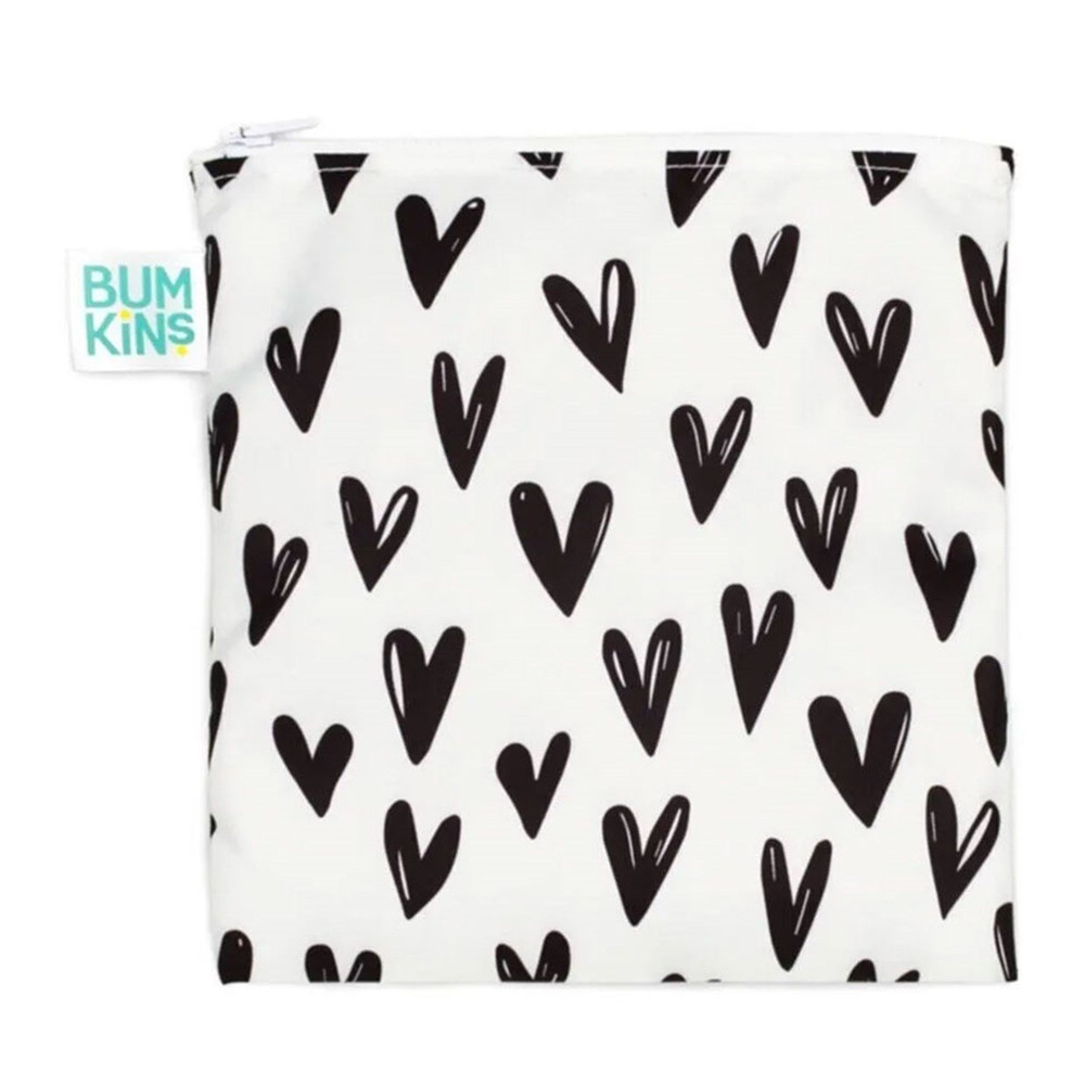 Bumkins Büyük Atıştırma Çantası Hearts