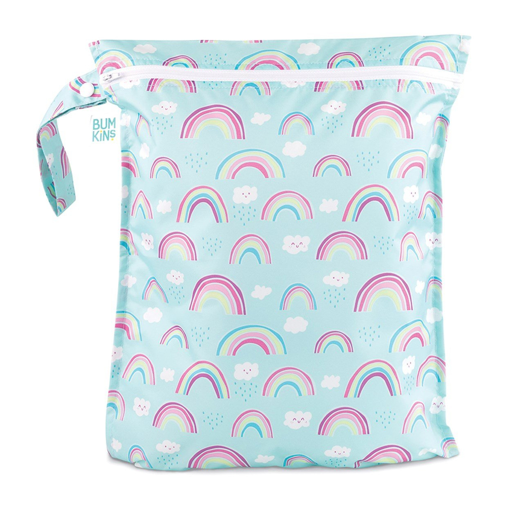BUMKINS ISLAK - KİRLİ ÇANTASI - GÖKKUŞAĞI DESENLİ