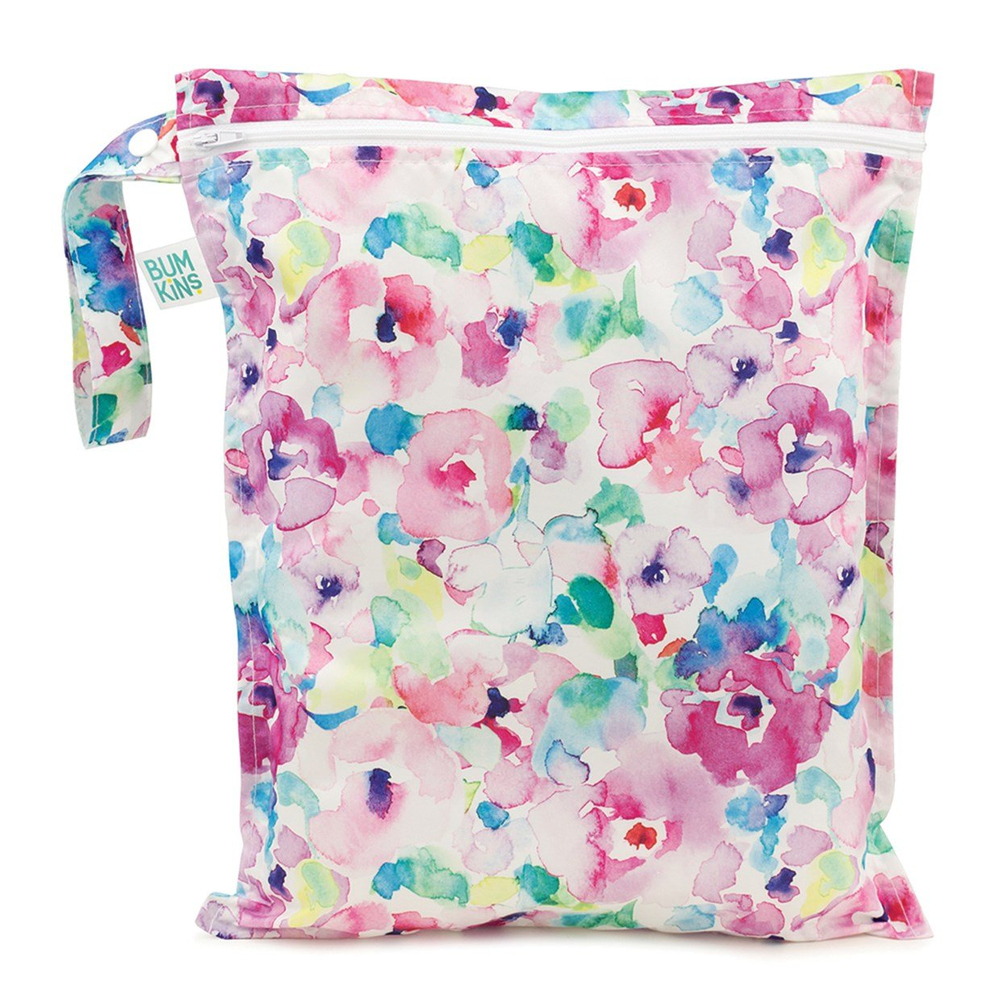 BUMKINS ISLAK - KİRLİ ÇANTASI - SULUBOYA DESENLİ