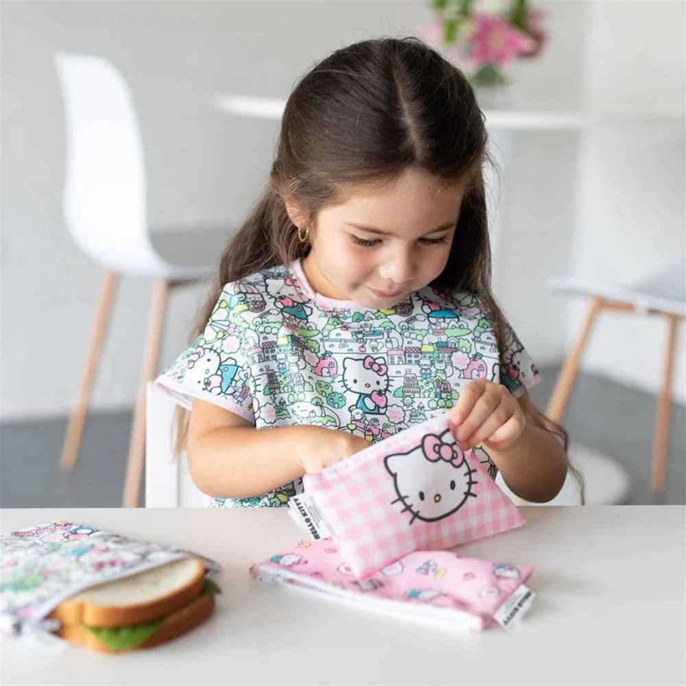 Bumkins Kısa Kollu Önlük Hello Kitty