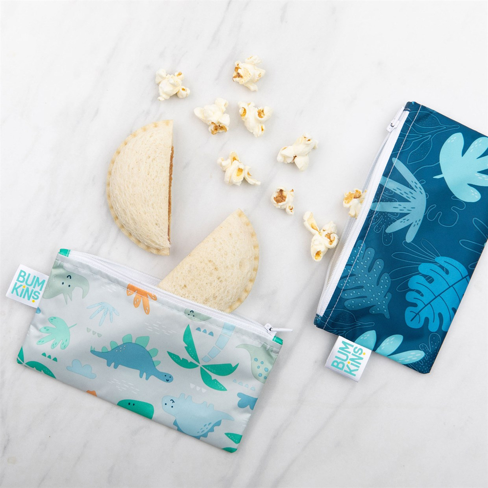 Bumkins Küçük 2'li Atıştırma Çantası Rolling With The Waves