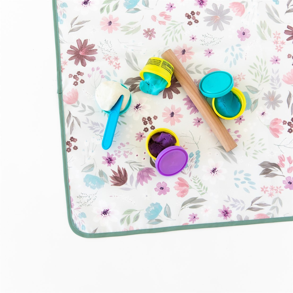 Bumkins Splat Mat Çok Amaçlı Örtü Floral