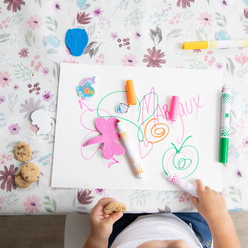 Bumkins Splat Mat Çok Amaçlı Örtü Floral