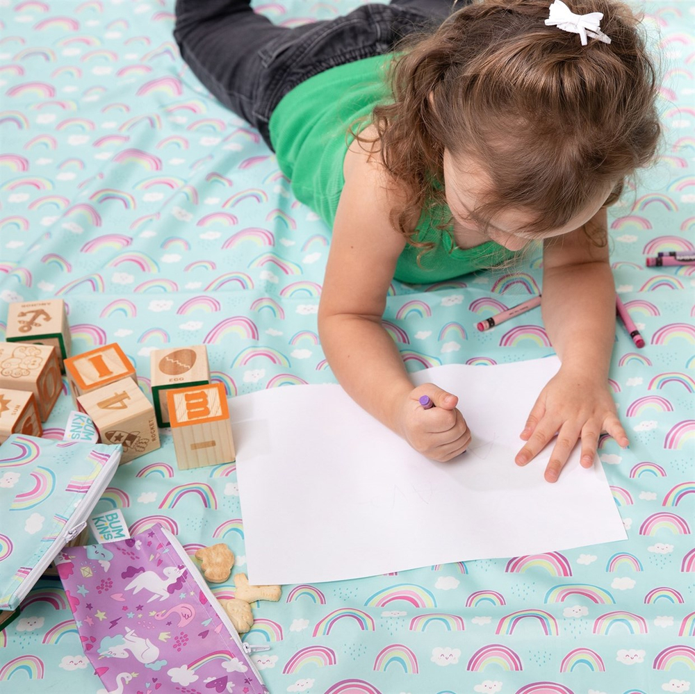 BUMKINS SPLAT MAT - ÇOK AMAÇLI ÖRTÜ - GÖKKUŞAĞI DESENLİ