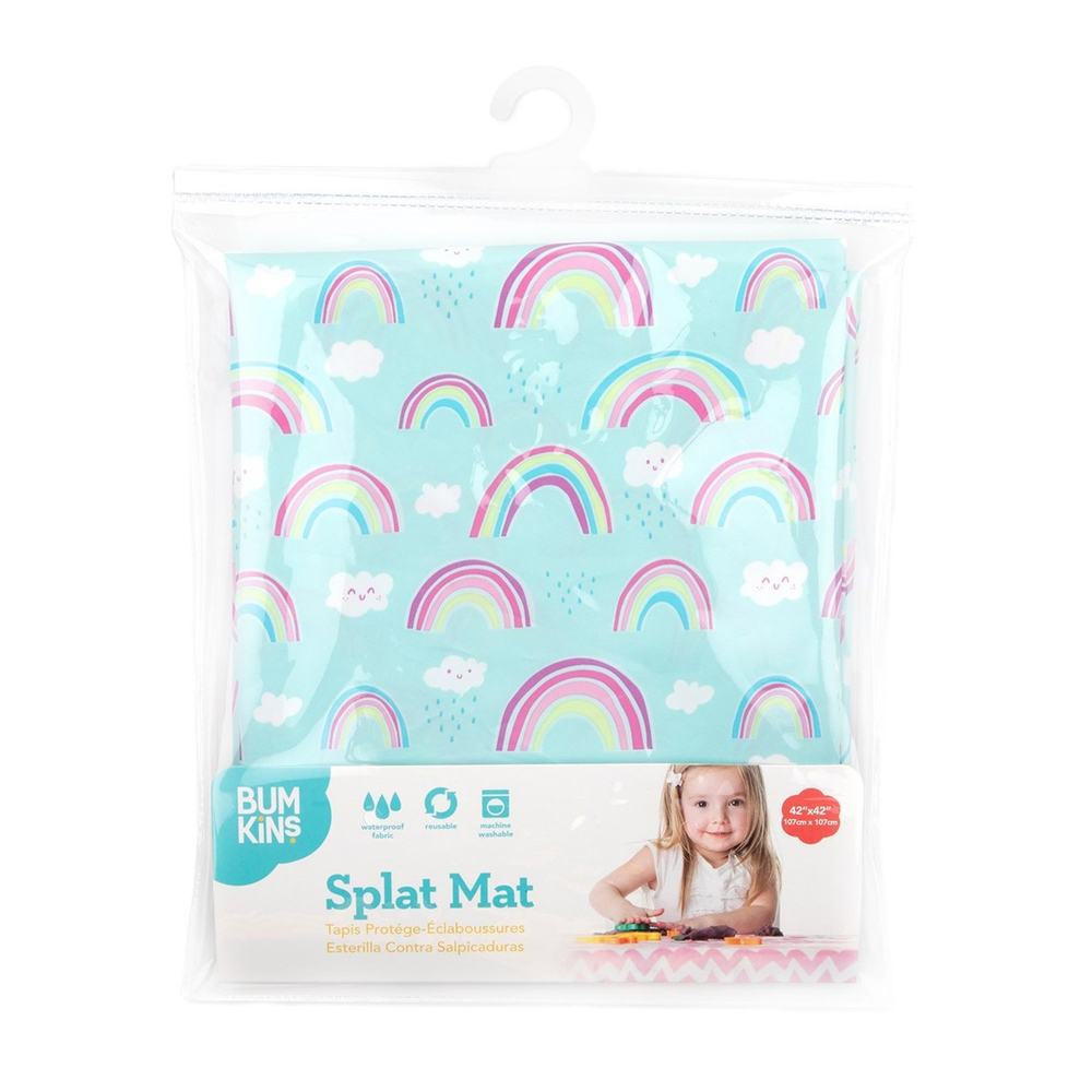 BUMKINS SPLAT MAT - ÇOK AMAÇLI ÖRTÜ - GÖKKUŞAĞI DESENLİ