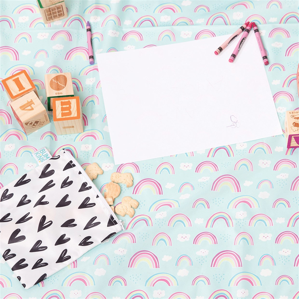 BUMKINS SPLAT MAT - ÇOK AMAÇLI ÖRTÜ - GÖKKUŞAĞI DESENLİ