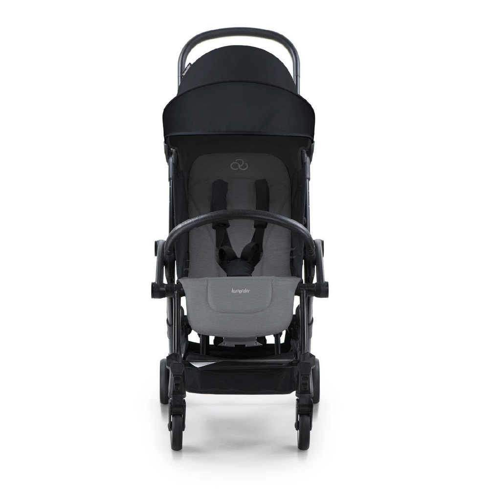 Bumprider Connect³ Bebek Arabası ve Portbebe Seti – Black & Grey Melange | Yan Bakım Çantası Hediyeli