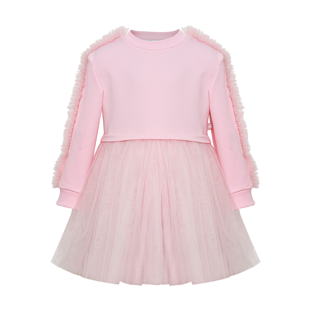Mini Celebrities Pink Sweatdress Elbise